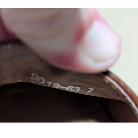 Jeffrey Campbell Ibiza Tooled Leather Wedges Heels Slip On Brown Floral Embossed - Picture 7 of 7